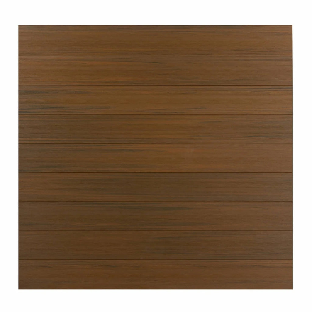WPC Zaun Komplettset - braun - 180 × 180 cm - inkl. Zubehör