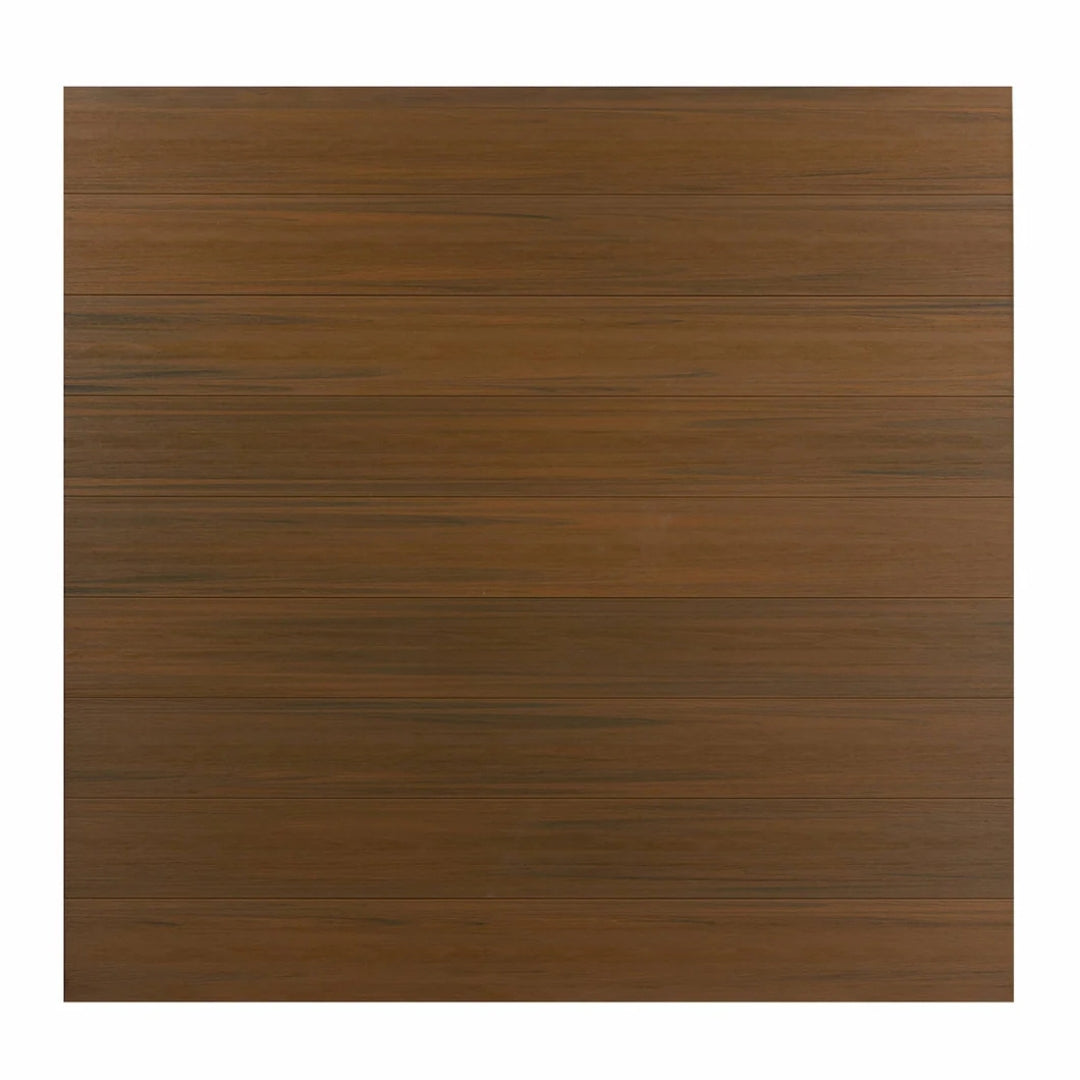 WPC Zaun Komplettset - braun - 180 × 180 cm - inkl. Zubehör